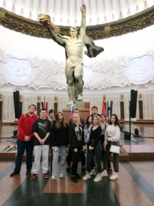 Студенты Колледжа РААН посетили выставку «Битва за Москву. Первая победа»
